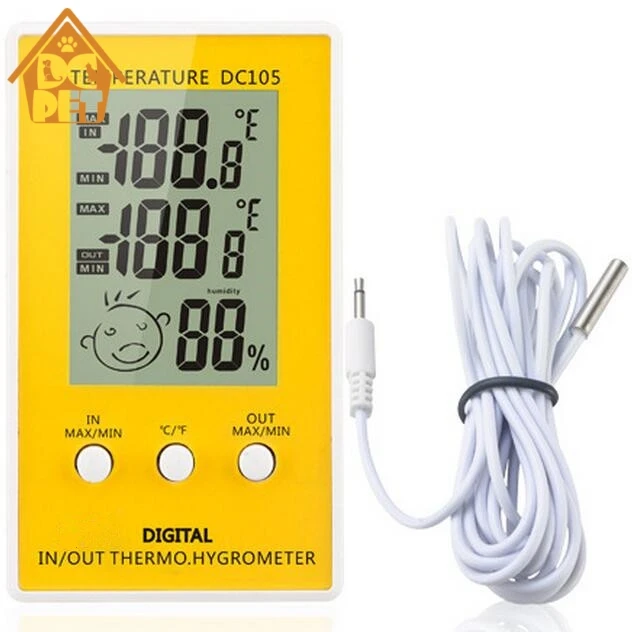 1 pcs NEW LCD Digital Thermometer Temperature Humidity Meter Hygrometer Indoor Outdoor meteo weather station diagnostic-tool
1 pcs NEW LCD Digital Thermometer Temperature Humidity Meter Hygrometer Indoor Outdoor meteo weather station diagnostic-tool