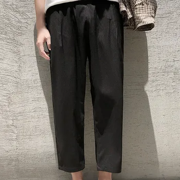 Men's casual pants 2020 spring and summer new couple solid color casual nine-point pants young personality trend men's clothing
Men's casual pants 2020 spring and summer new couple solid color casual nine-point pants young personality trend men's clothing