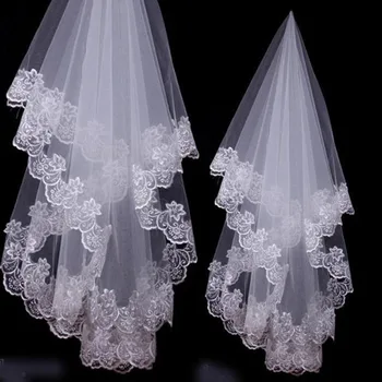 Hot Wedding Accessories Short Wedding Veil White Ivory One Layer Bridal Veil Appliques Lace Edge Veu de Noiva
Hot Wedding Accessories Short Wedding Veil White Ivory One Layer Bridal Veil Appliques Lace Edge Veu de Noiva