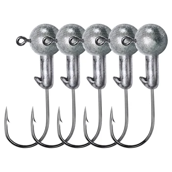 5pcs 1G-3G-5G-6G-7G-9G-12G-14G Exposed Lead Jig Head Barbed Hooks Jigging Fishing Hook Fishhook For Soft Lure anzol peche Tackle
5pcs 1G-3G-5G-6G-7G-9G-12G-14G Exposed Lead Jig Head Barbed Hooks Jigging Fishing Hook Fishhook For Soft Lure anzol peche Tackle