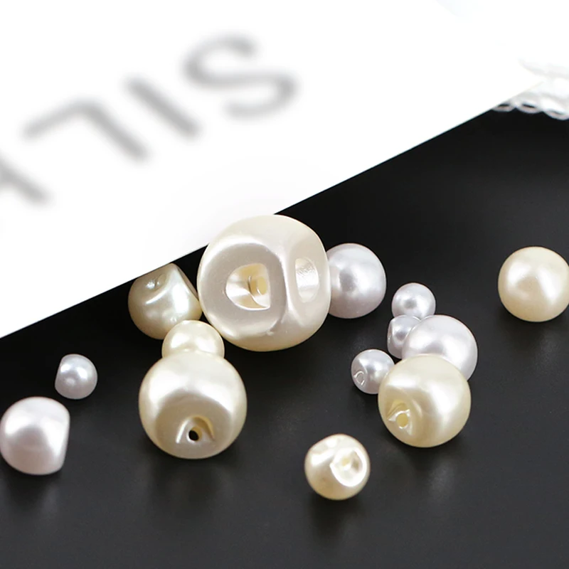 50pcs White Pearl Sewing Buttons 2-holes wholesale Decorative Sew Round Button abs material multisizes for DIY craft, clothes
50pcs White Pearl Sewing Buttons 2-holes wholesale Decorative Sew Round Button abs material multisizes for DIY craft, clothes