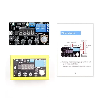 VHM-018 DC 5V Real time Timing Delay Timer Relay Module Switch Control Clock Synchronization Multiple mode control
VHM-018 DC 5V Real time Timing Delay Timer Relay Module Switch Control Clock Synchronization Multiple mode control