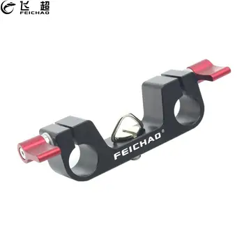 

FEICHAO Lightweight Dual 15mm Rod Rail Clamp Railblock For DSLR Camera Cage Rig 15mm Rail Support System For Follow Focus
