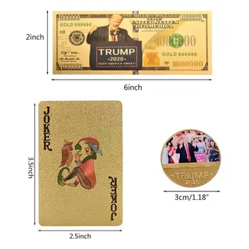 President Donald Trumps 2020 Commemorative Bill Coin Poker Cards Box Gift kit D08F
President Donald Trumps 2020 Commemorative Bill Coin Poker Cards Box Gift kit D08F