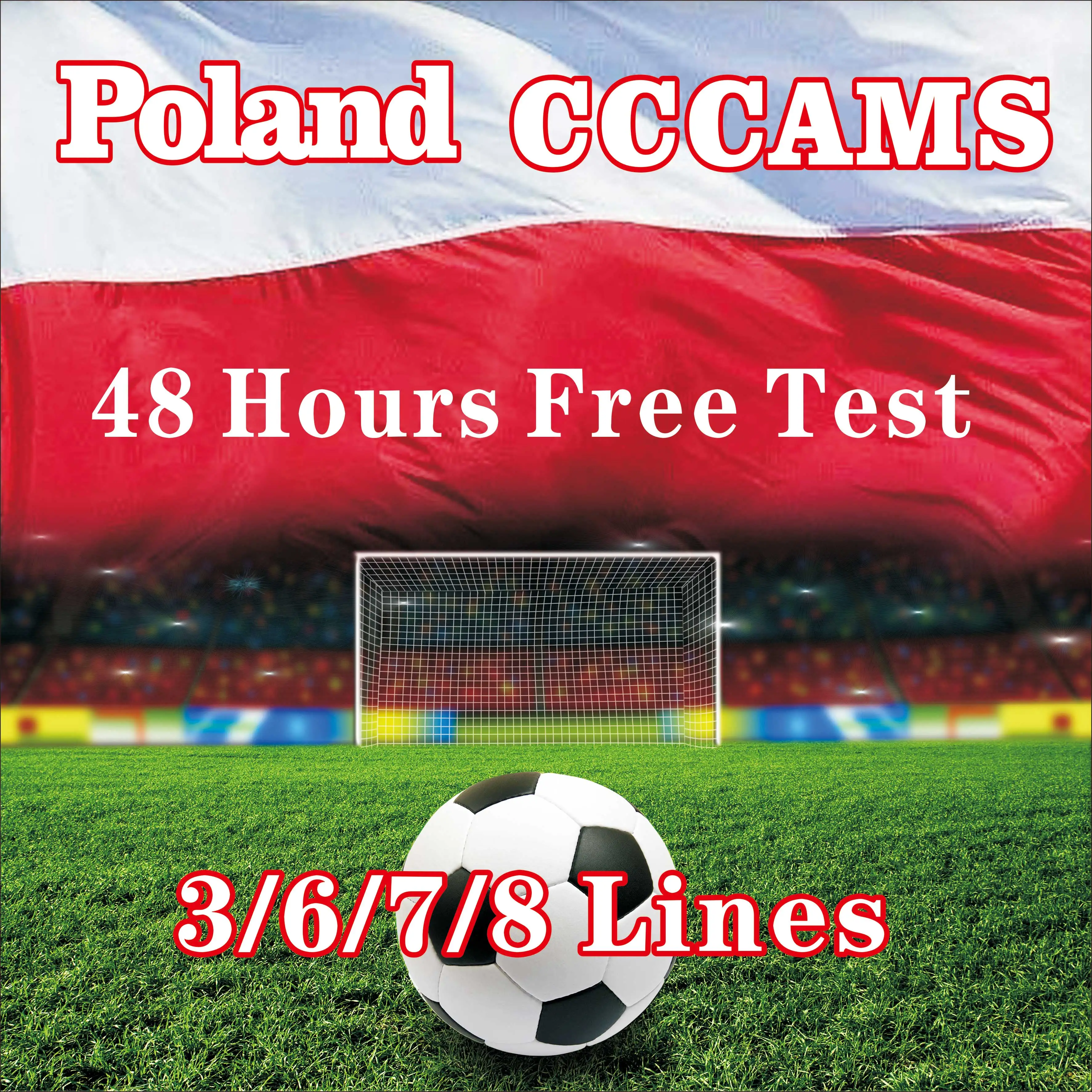 Full HD Poland stable and fast 3/6/7/8 Clines for Europe Sat Receiver Cccam Server
Full HD Poland stable and fast 3/6/7/8 Clines for Europe Sat Receiver Cccam Server