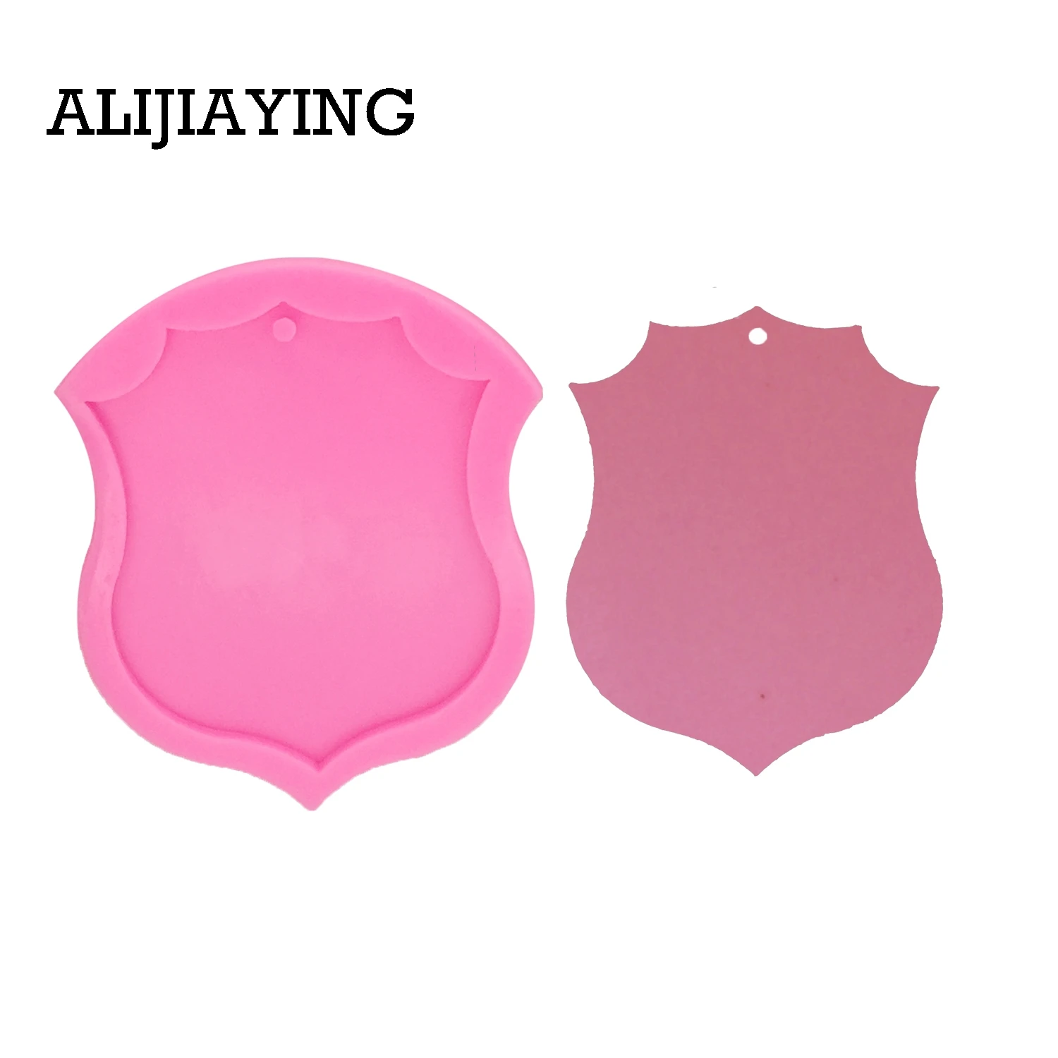 DY0069 DIY Shiny Police sign Shield shape silicone mold key chains Accessories Pendant Resin Clay Mold crafts tools for jewelry
DY0069 DIY Shiny Police sign Shield shape silicone mold key chains Accessories Pendant Resin Clay Mold crafts tools for jewelry