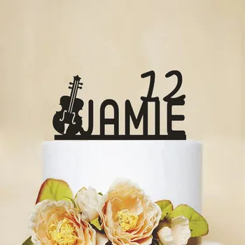New Custom Guitar Birthday Cake Topper Personalized Name Age Unique Birthday Party Accessory Cake Decoration Gifts Supplies
New Custom Guitar Birthday Cake Topper Personalized Name Age Unique Birthday Party Accessory Cake Decoration Gifts Supplies