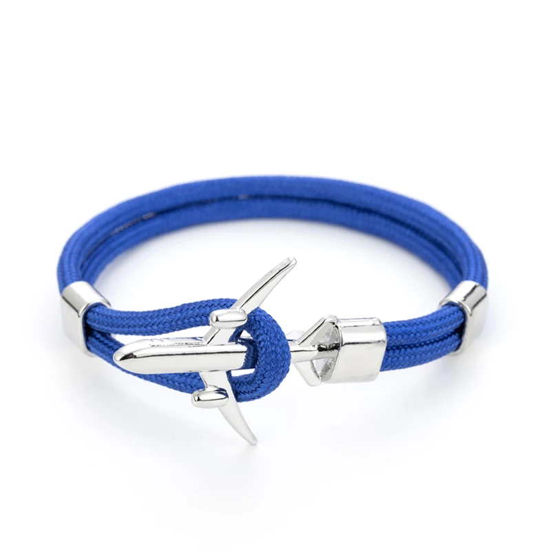 Anchor Bracelets Men Women Charm Survival Rope Chain Paracord Bracelet Metal Airplane Hooks Summer Style Homme Jewelry
Anchor Bracelets Men Women Charm Survival Rope Chain Paracord Bracelet Metal Airplane Hooks Summer Style Homme Jewelry