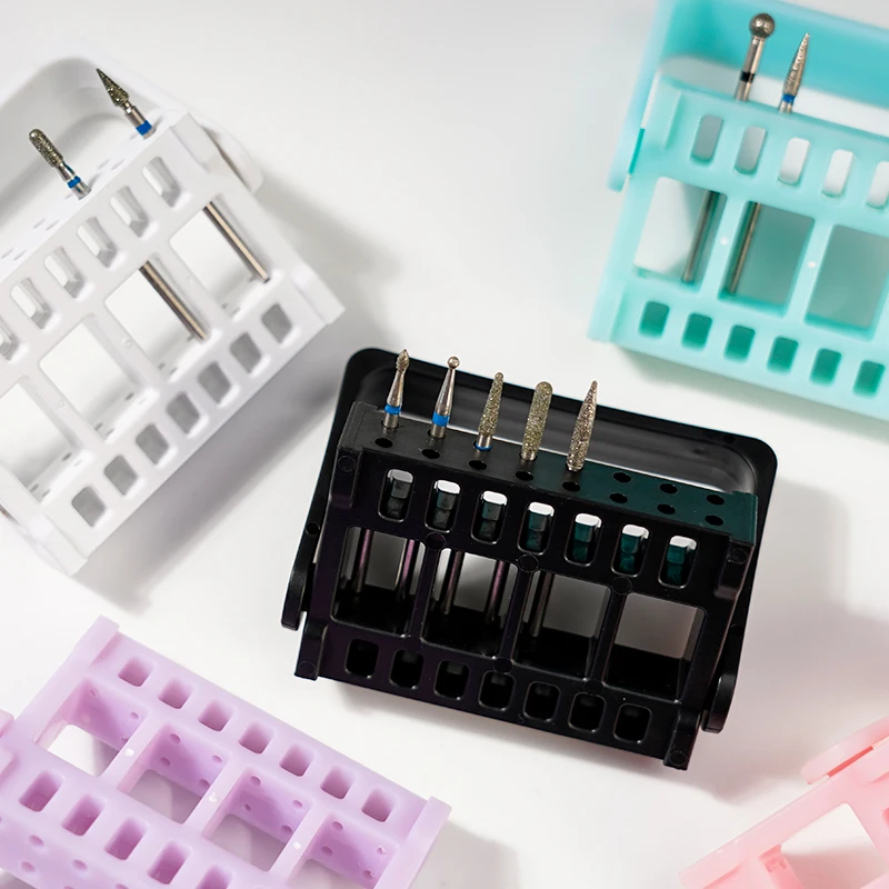 1 Pc 16 Holes Nail Drill Bit Holder Adjustable Display Stand Storage Box For Electric Burrs Exhibition Display Nail Art Tool
1 Pc 16 Holes Nail Drill Bit Holder Adjustable Display Stand Storage Box For Electric Burrs Exhibition Display Nail Art Tool