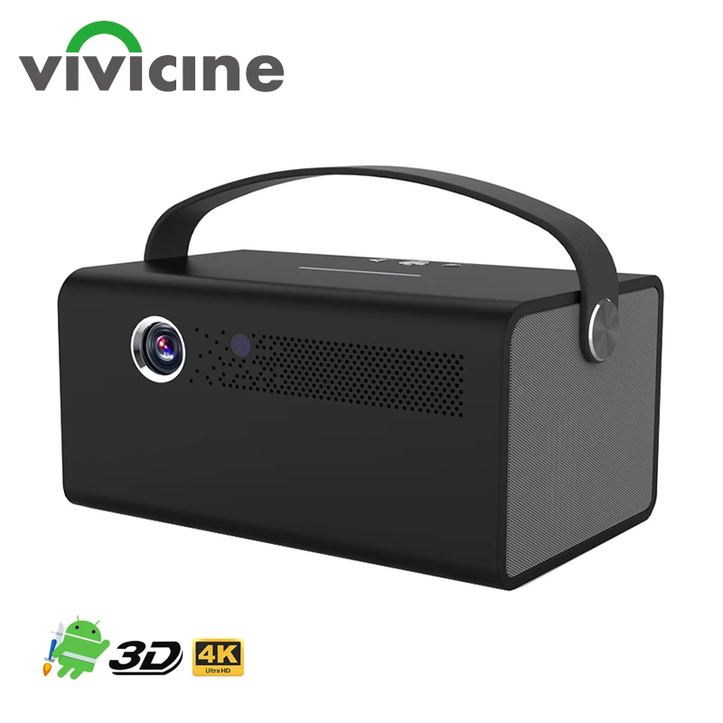 Проектор Vivicine V7 Android 9 0 Wi-Fi светодиодный 3D 4K 15600 мА · ч |