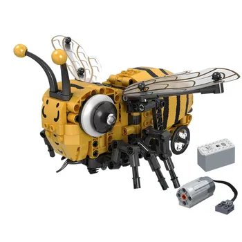 DIY 285PCS Building Blocks 7110 7114 Electric Bee Flies Electric Assembled Blocks Series Technic Bricks Toy for Children