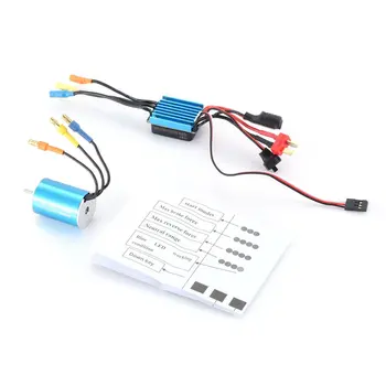2435 4800KV Sensorless Brushless Motor with 25A Brushless ESC Electric Speed Controller for 1/16 1/18 RC Car Truck ht
2435 4800KV Sensorless Brushless Motor with 25A Brushless ESC Electric Speed Controller for 1/16 1/18 RC Car Truck ht