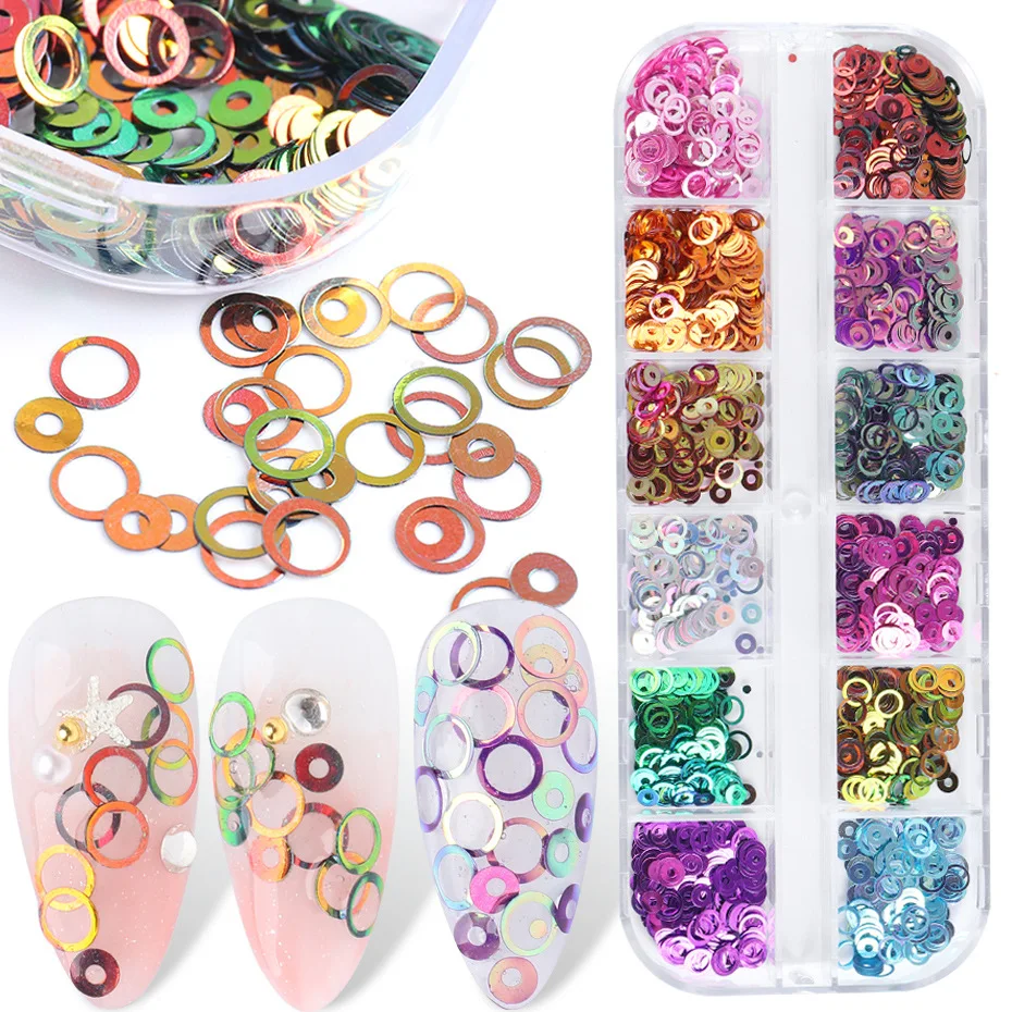12 color nail sequins color changing circle nail thin patch laser two-color mixed circle film nail glitter sequins nail art
12 color nail sequins color changing circle nail thin patch laser two-color mixed circle film nail glitter sequins nail art