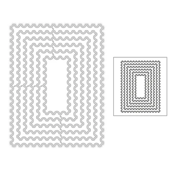 2020 New Hot Wave Curve Rectangle Background Layered Metal Cutting Dies and For Die Scrapbooking Foil Die Cut Crafts No Stamps
2020 New Hot Wave Curve Rectangle Background Layered Metal Cutting Dies and For Die Scrapbooking Foil Die Cut Crafts No Stamps