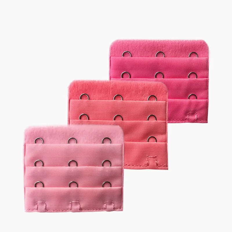 3Pcs High Quality Elastic Bra Lengthened Buckle Extension Bra Buckle Three Rows Two/Three Buckle Underwear Women Lingerie