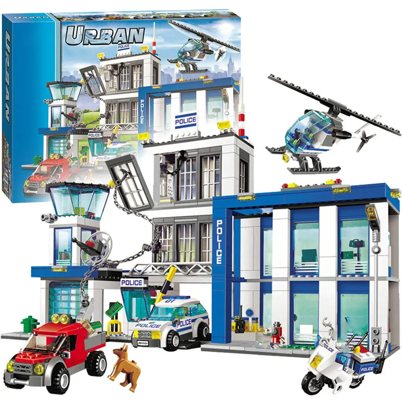 City Police Series Motorbike Car Helicopter Building Blocks legoingly City Police Station DIY Bricks toys for children boys
City Police Series Motorbike Car Helicopter Building Blocks legoingly City Police Station DIY Bricks toys for children boys