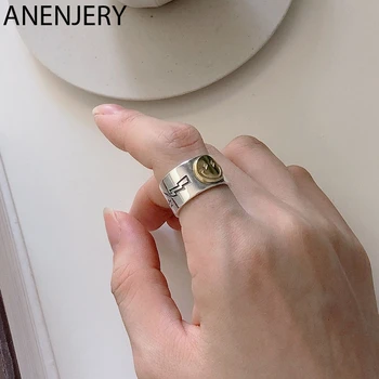 ANENJERY Personality Smiling Face Star 925 Sterling Thai Silver Ring Open Ring For Women Men Jewelry Gifts S-R611
ANENJERY Personality Smiling Face Star 925 Sterling Thai Silver Ring Open Ring For Women Men Jewelry Gifts S-R611