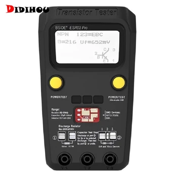 BSIDE ESR02 pro Multi-purpose Transistor Tester Diode Triode Capacitance Resistor Meter LCD ESR meter MOS/PNP/NPN SMD Tester
BSIDE ESR02 pro Multi-purpose Transistor Tester Diode Triode Capacitance Resistor Meter LCD ESR meter MOS/PNP/NPN SMD Tester