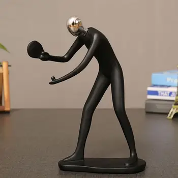 1pc Modern Abstract Sculpture Tabletop Tennis Ping-Pong Player Figure Model Statue Resin Crafts Desktop Ornament
1pc Modern Abstract Sculpture Tabletop Tennis Ping-Pong Player Figure Model Statue Resin Crafts Desktop Ornament