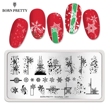 BORN PRETTY Nail Stamping Plates Stainless Steel Snowflake Chritmas Xmas Image Stamp Stencils for Nails Manicuirng DIY L001
BORN PRETTY Nail Stamping Plates Stainless Steel Snowflake Chritmas Xmas Image Stamp Stencils for Nails Manicuirng DIY L001