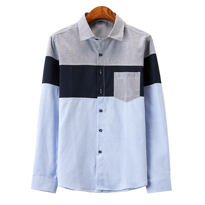 2019 New style Fashion Mens Shirts Brand Clothing Slim Fit Patchwork Clothes Male Long Sleeve Shirt for Men Size M-5XL
2019 New style Fashion Mens Shirts Brand Clothing Slim Fit Patchwork Clothes Male Long Sleeve Shirt for Men Size M-5XL