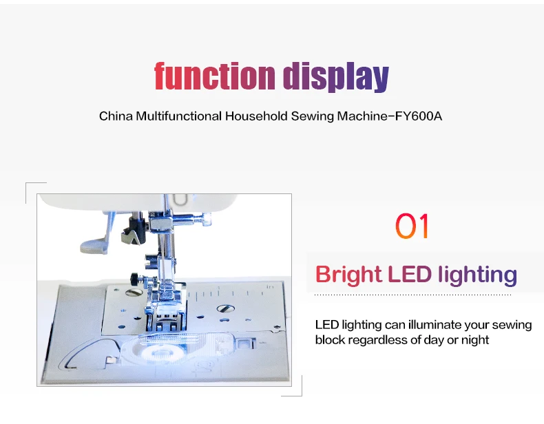 Household Sewing Machine Multi-function Sewing Embroidery Mechanical Small Computer Embroidery Machine 220V 45W 1PC Household Sewing Machine Multi-function Sewing Embroidery Mechanical Small Computer Embroidery Machine 220V 45W 1PC
