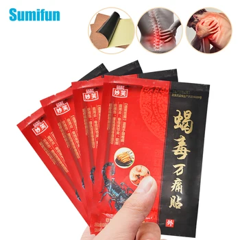 Sumifun 8Pcs/bag Scorpion Venom Joints Adhesive Plaster Arthritis Orthopedic Ointment Capsicum Pain Relief Patches C1718
Sumifun 8Pcs/bag Scorpion Venom Joints Adhesive Plaster Arthritis Orthopedic Ointment Capsicum Pain Relief Patches C1718