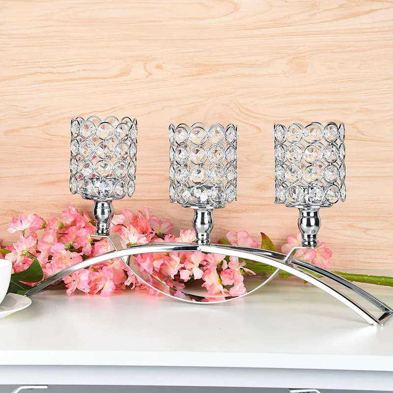 Artificial Crystal Candlestick Wedding Candlestick Table Center Candlestick Tealight Stand Home Decoration Candlestick
Artificial Crystal Candlestick Wedding Candlestick Table Center Candlestick Tealight Stand Home Decoration Candlestick