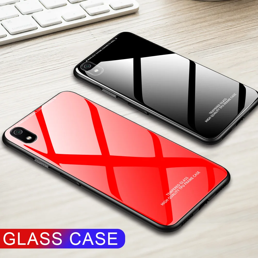 Tempered Glass For Xiaomi Redmi Note 7 Case Solid Color Silicone TPU Frame Cover On Redmi 7 7A Note 7 Pro Cell Phone Back Cover
Tempered Glass For Xiaomi Redmi Note 7 Case Solid Color Silicone TPU Frame Cover On Redmi 7 7A Note 7 Pro Cell Phone Back Cover