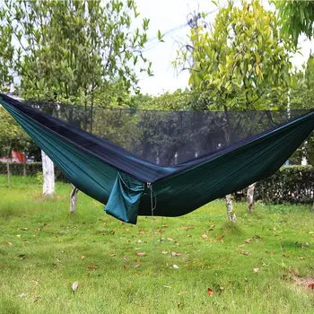 Newest Hammock 290*140 with Wind Rope Nails Max 300KG Camping + Mosquito net Outdoor Camouflage Netting Hanging Bed Hammocks
Newest Hammock 290*140 with Wind Rope Nails Max 300KG Camping + Mosquito net Outdoor Camouflage Netting Hanging Bed Hammocks