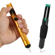 Plastic Powerful Desoldering Pump Suction Tin Vacuum Soldering Pen Househole Professional Work Tool with Replacement Nozzles
Plastic Powerful Desoldering Pump Suction Tin Vacuum Soldering Pen Househole Professional Work Tool with Replacement Nozzles