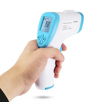 Handheld IR Infrared Digital Thermometer Surface Temperature Meter Non-contact Forehead Measuring Adult Baby FAS6
Handheld IR Infrared Digital Thermometer Surface Temperature Meter Non-contact Forehead Measuring Adult Baby FAS6