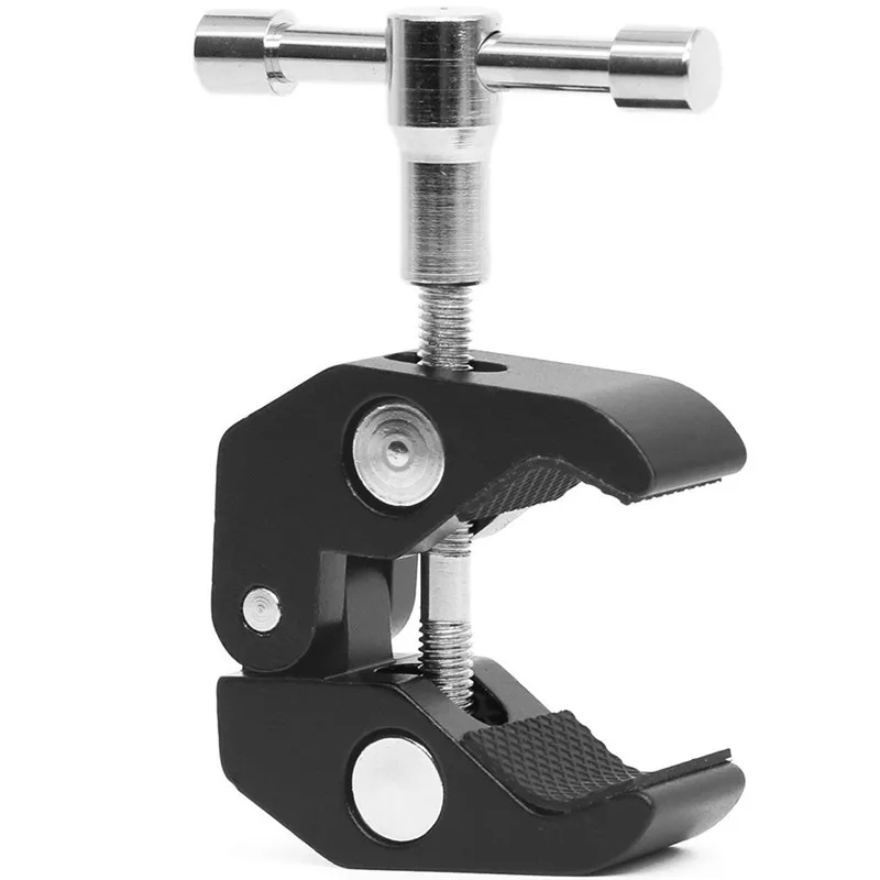 Articulated Magic Arm Crab Claw Clamp Tongs Pliers Clip Studio Flash Bracket for Boom Light Stand Boom Arm Camera Tripod Monopod
Articulated Magic Arm Crab Claw Clamp Tongs Pliers Clip Studio Flash Bracket for Boom Light Stand Boom Arm Camera Tripod Monopod