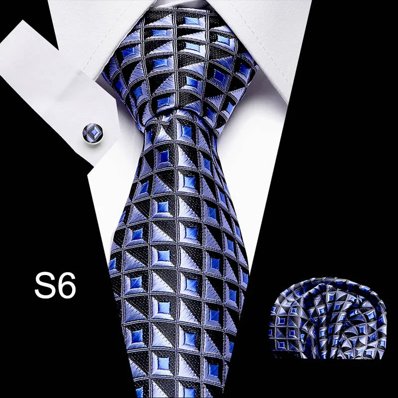 Wedding Men's Tie Handkerchief Cuffink Necktie Set Jacquard Woven 7.5 cm 100% Silk Red Soild Necktie Accessories Luxury Bow Tie Wedding Men's Tie Handkerchief Cuffink Necktie Set Jacquard Woven 7.5 cm 100% Silk Red Soild Necktie Accessories Luxury Bow Tie