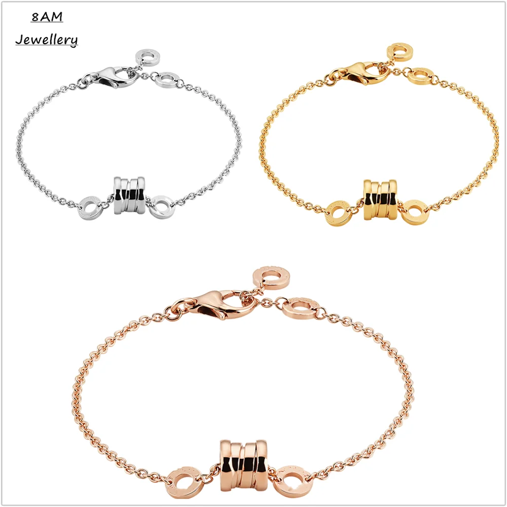 Original high quality fit Bulgaria S925 silver Rose Gold Bracelet fashion jewelry ceramic spring shape lady couple Bracelet gift
Original high quality fit Bulgaria S925 silver Rose Gold Bracelet fashion jewelry ceramic spring shape lady couple Bracelet gift