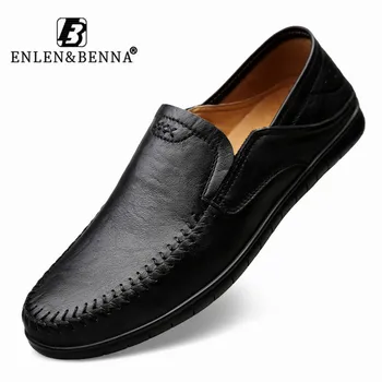 2020 Men Leather Shoes Genuine Leather Classic Black Non Slip Men Loafers Casual Breathable Shoes for Men Soft Loafers Diving
2020 Men Leather Shoes Genuine Leather Classic Black Non Slip Men Loafers Casual Breathable Shoes for Men Soft Loafers Diving
