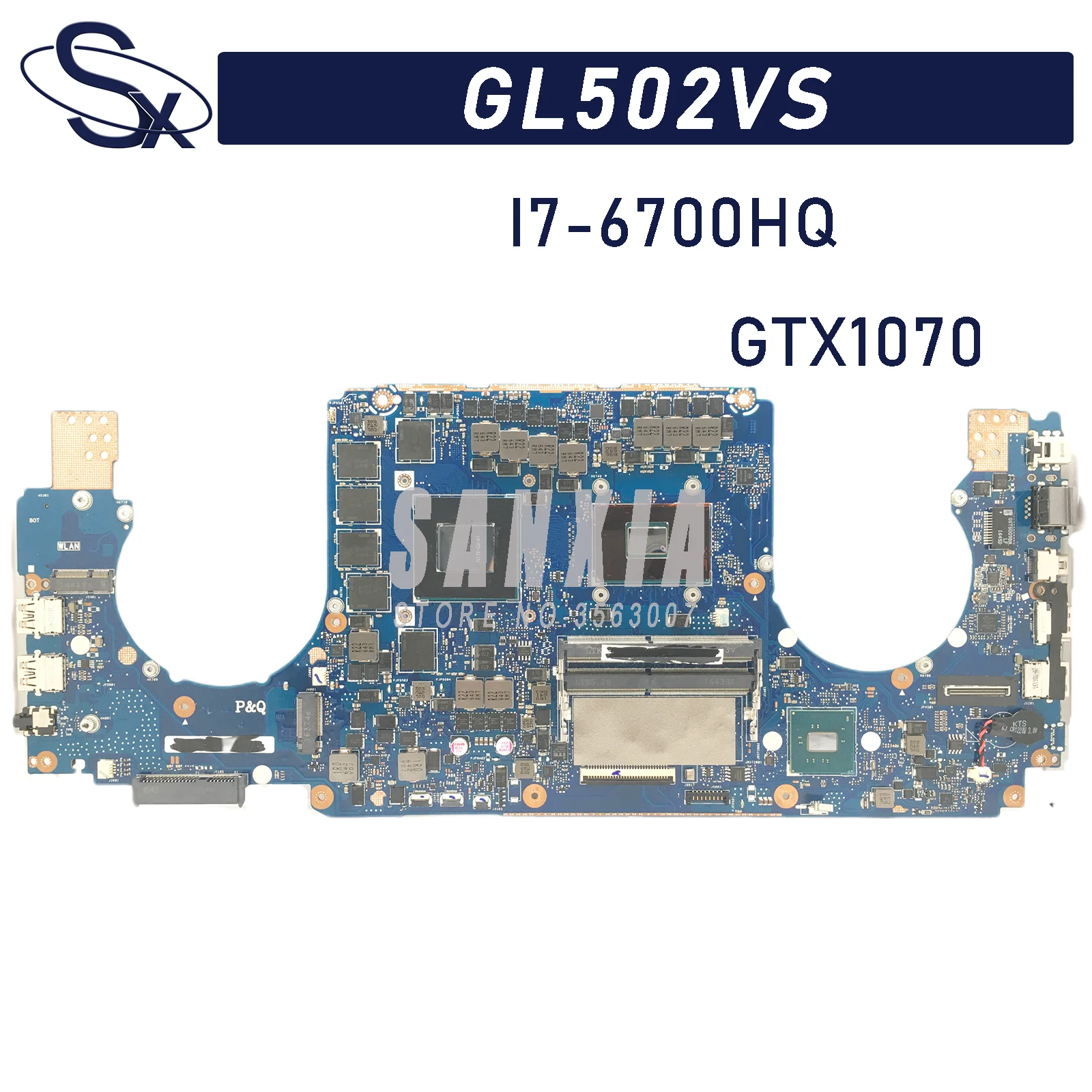 GL502VS notebook motherboard is suitable for ASUS ROG S5V GL502V GL502VSK original with I7-6700HQ GTX1070-8G | Компьютеры и офис