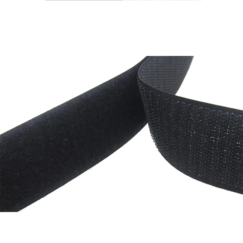 Description Picture 6 of item25Meter Non-Adhesive Fastener Tape Sewing Hook and Loop Black White No Glue Magic Tape Sticker Accessory 16/20/30/50/100mm