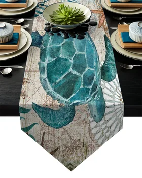 Sea Turtle Ocean Creature Landscape Table Runner Table Flag Home Party Decorative Tablecloth Table Runners
Sea Turtle Ocean Creature Landscape Table Runner Table Flag Home Party Decorative Tablecloth Table Runners