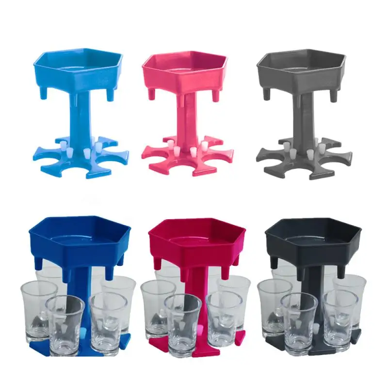 6 Shot Glass Dispenser Holder Shot Buddy Wine Cocktail Fast Fill Tool Cooler Beer Beverage Drink Dispenser Party Bar Accessories
6 Shot Glass Dispenser Holder Shot Buddy Wine Cocktail Fast Fill Tool Cooler Beer Beverage Drink Dispenser Party Bar Accessories