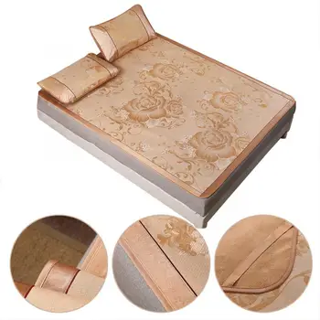 bed set Ice Silk Cooling Summer Sleeping Mat Folding Light Tan Fitted Sheet Set king size bedding set Home Textile
bed set Ice Silk Cooling Summer Sleeping Mat Folding Light Tan Fitted Sheet Set king size bedding set Home Textile