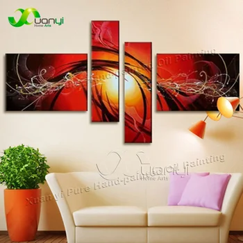 Handpainted Abstract Oil Painting On Canvas Hand Painted Abstract 4 Panels Large Size Wall Picture For Wall Decor Art Unframed
Handpainted Abstract Oil Painting On Canvas Hand Painted Abstract 4 Panels Large Size Wall Picture For Wall Decor Art Unframed