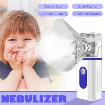 Atomizer Handheld Portable Nebulizer Micro-net Nebulizer Machine Automatic Cleaning Silent Nebuliser for Adults and Children
Atomizer Handheld Portable Nebulizer Micro-net Nebulizer Machine Automatic Cleaning Silent Nebuliser for Adults and Children