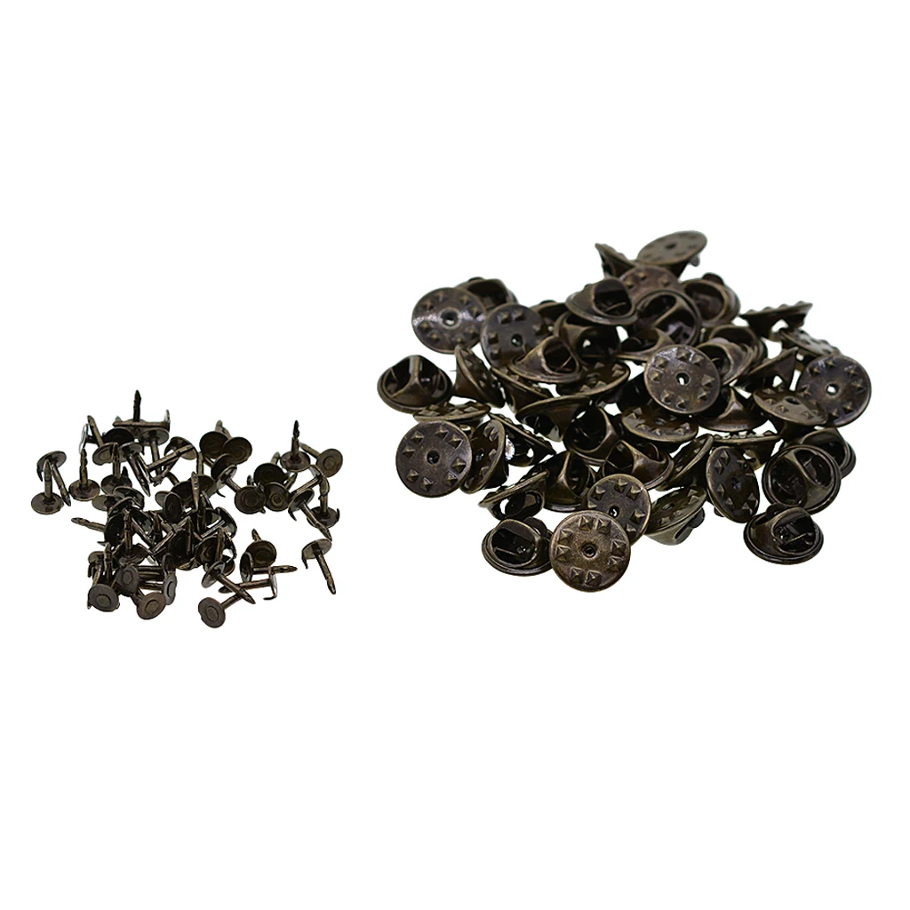 50x Badge Tie Tacks Butterfly Pinch Back Pins Clutch Back Lapel Scatter Pin 50x Badge Tie Tacks Butterfly Pinch Back Pins Clutch Back Lapel Scatter Pin