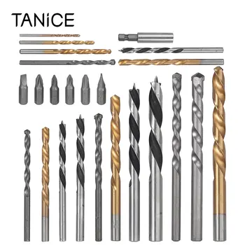 TANiCE 24 Pcs Drill Bit and Screwdriver Bit Set Multi Purpose Drill Bit Set Fits all Power Tools for Masonry Wood Metal Plastics
TANiCE 24 Pcs Drill Bit and Screwdriver Bit Set Multi Purpose Drill Bit Set Fits all Power Tools for Masonry Wood Metal Plastics