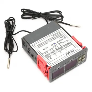 STC-3008 Dual Digital Temperature Controller Two Relay Output 12V 24V 220V Thermoregulator Thermostat With Heater Cooler
STC-3008 Dual Digital Temperature Controller Two Relay Output 12V 24V 220V Thermoregulator Thermostat With Heater Cooler