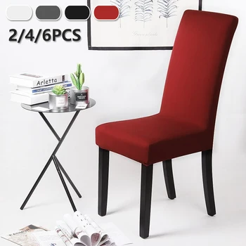 2/4/6 Pcs Plain Chair Covers Seat Cover Spandex Elastic Protector Slipcover Case Stretch Chair Cover For Wedding Hotel Banquet
2/4/6 Pcs Plain Chair Covers Seat Cover Spandex Elastic Protector Slipcover Case Stretch Chair Cover For Wedding Hotel Banquet