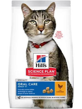 HILL'S HILL'S SCIENCE PLAN FELINE ADULT ORAL CARE for adult cats from diseases of the teeth and gums
HILL'S HILL'S SCIENCE PLAN FELINE ADULT ORAL CARE for adult cats from diseases of the teeth and gums