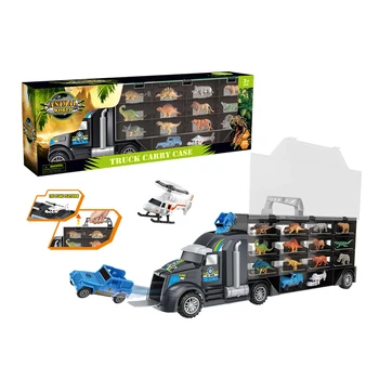 Hot Sale Children Dinosaur Transporter Car Double-Sided Animal Trailer Toy Model Educational Toy Gift For Children Kids Adults
Hot Sale Children Dinosaur Transporter Car Double-Sided Animal Trailer Toy Model Educational Toy Gift For Children Kids Adults