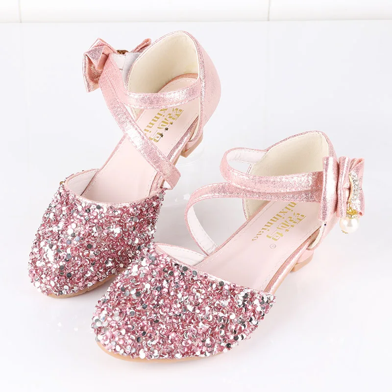 Girls Princess Shoes 2019 Spring Summer New Fashion Little Girl Sandals Shiny Rhinestones Children's Baotou Dance single Shoes
Girls Princess Shoes 2019 Spring Summer New Fashion Little Girl Sandals Shiny Rhinestones Children's Baotou Dance single Shoes